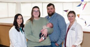 Ristau family with fertility providers
